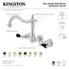 Kingston Brass KS1253PKL Duchess Two-Handle Wall Mount Bathroom Faucet, Antique Brass KS1253PKL